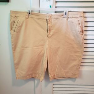 JCPenney khaki chino shorts women's size 20W